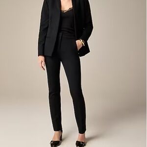 J Crew Black Going Out Slim Pant Stretch Twill Size 4 NWT